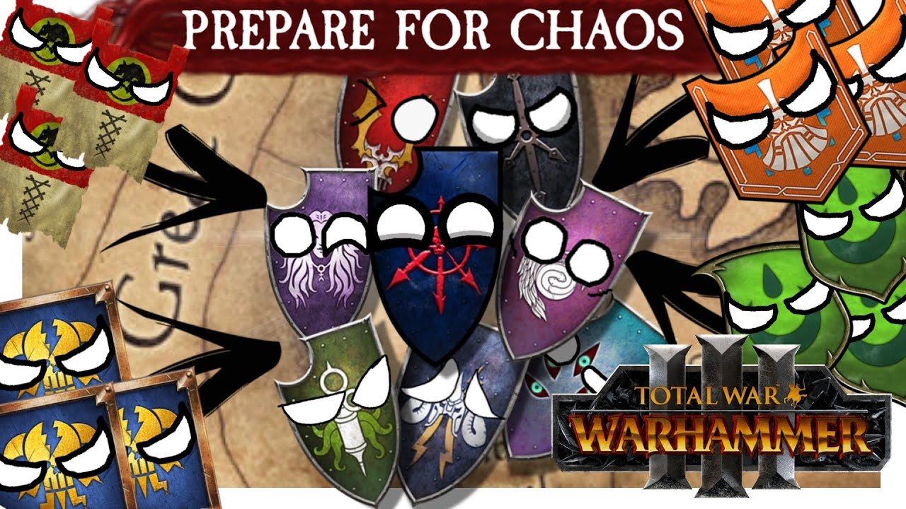 Eight Player Warriors of Chaos Easter Madness -Warhammer 3 Multiplayer