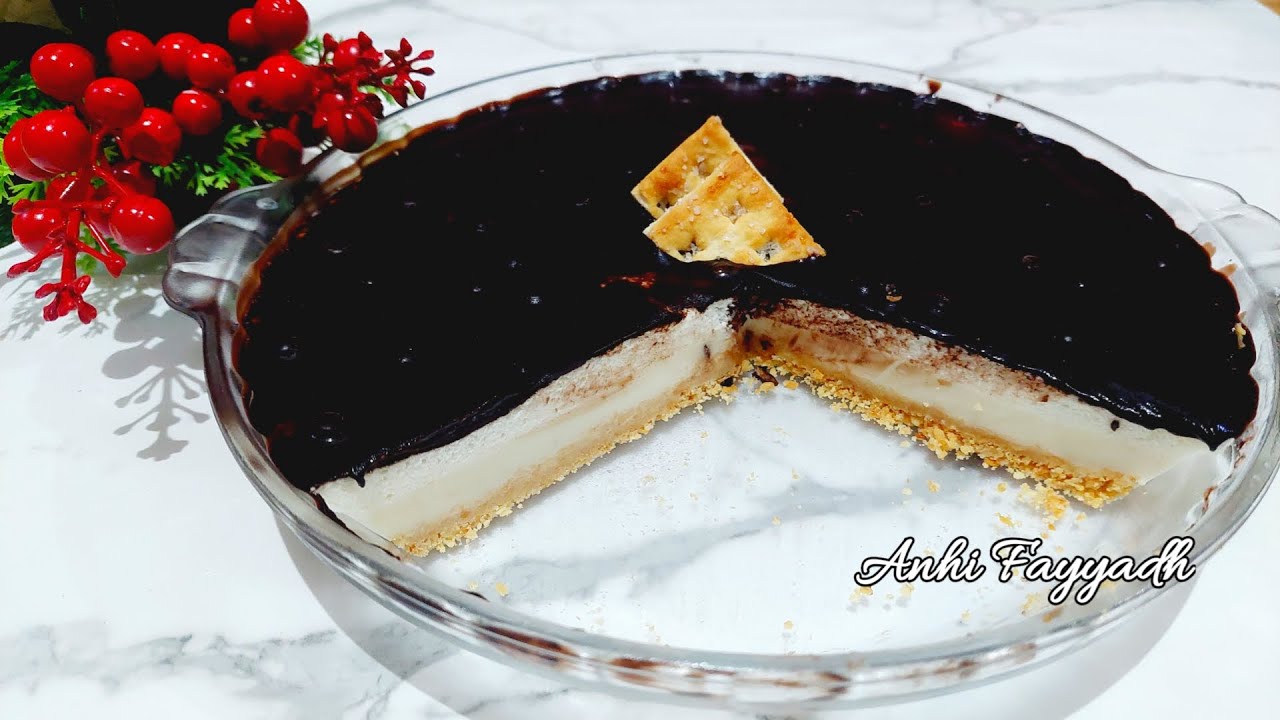 Puding pirex terbaru wajib dicoba, puding pirex biskuit dengan coklat lumer ‼️ Makanan penutup