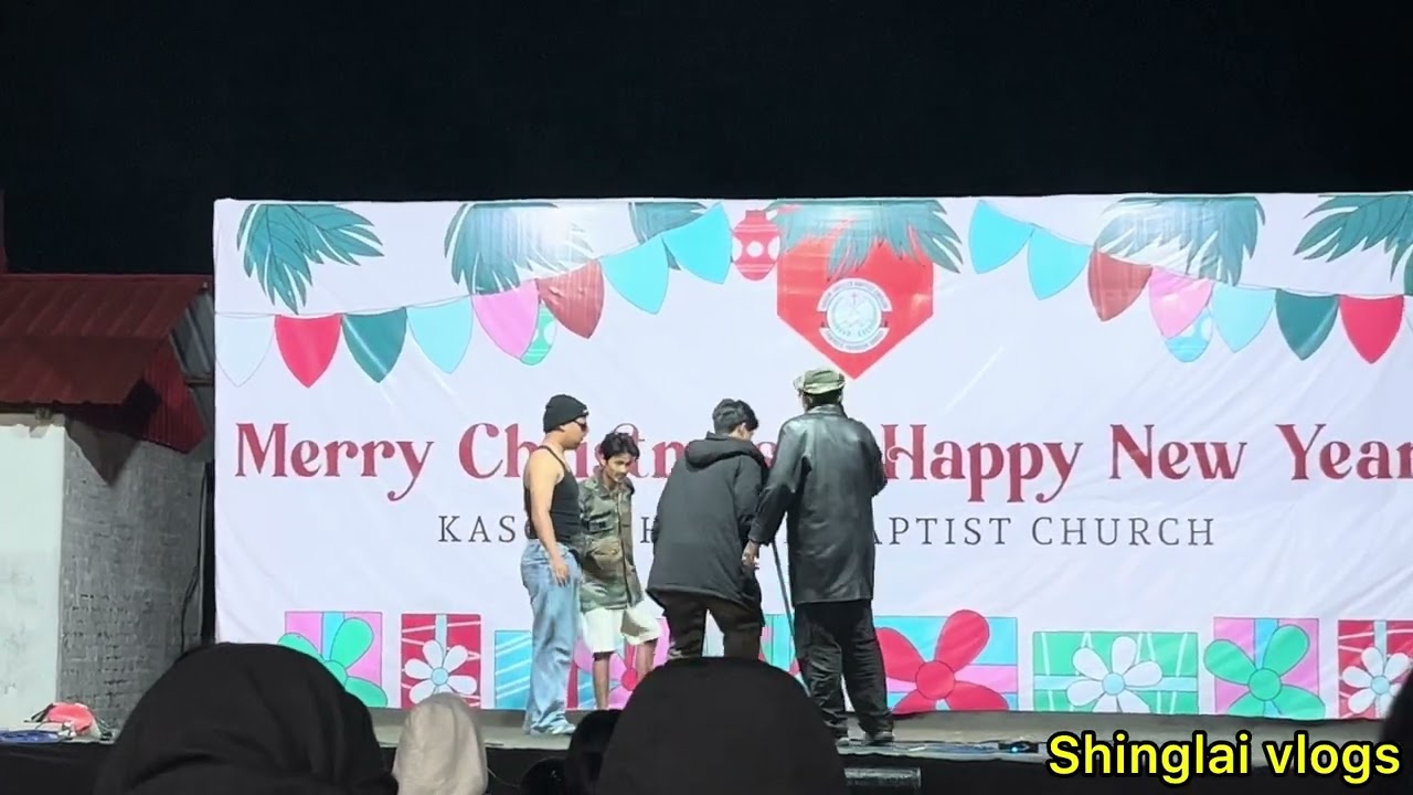 TANGKHUL FUNNY SCENE ACTING PLAY #christmas #night #entertainment 
