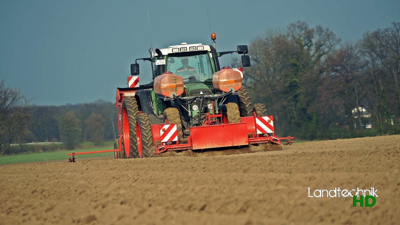Kartoffeln legen mit 3 Fendt Vario + 2 Grimme GL 34GK [HD]