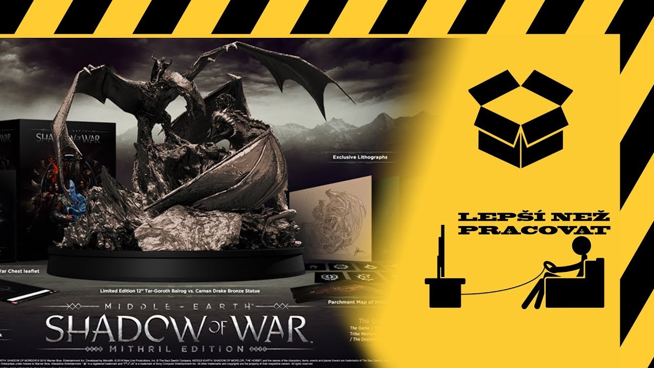 Český unboxing - Middle-Earth: Shadow of War - Mithril Edition