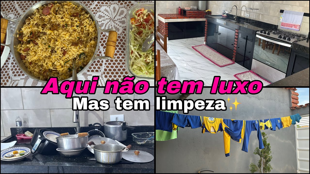 ALMOÇO DIFERENTE🥰CASA LIMPA E ORGANIZADA