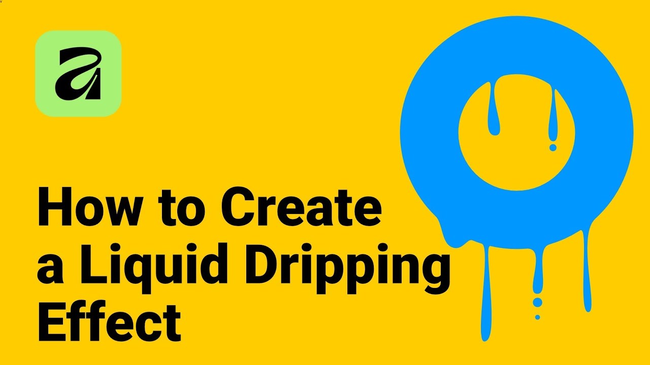 How to Create a Liquid Dripping (Object Melting) Effect in Affinity 