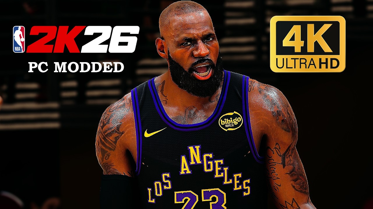 NBA 2K26 PC с модами │Миннесота Тимбервулвз против Лейкерс │Модифицированное табло NBC 4K