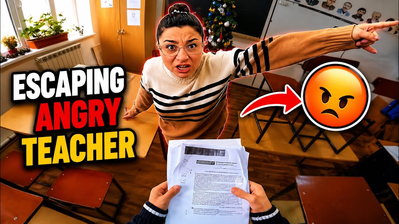 ESCAPING ANGRY TEACHER 2  @DumitruComanac (Epic ParkourPOV Chase) #viral #funny #skibiditoilet 