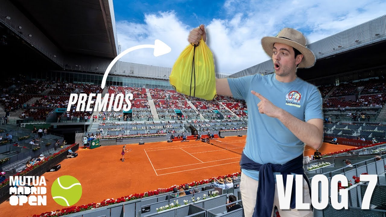 Así es UN DÍA en un TORNEO de TENIS - Mutua Madrid Open