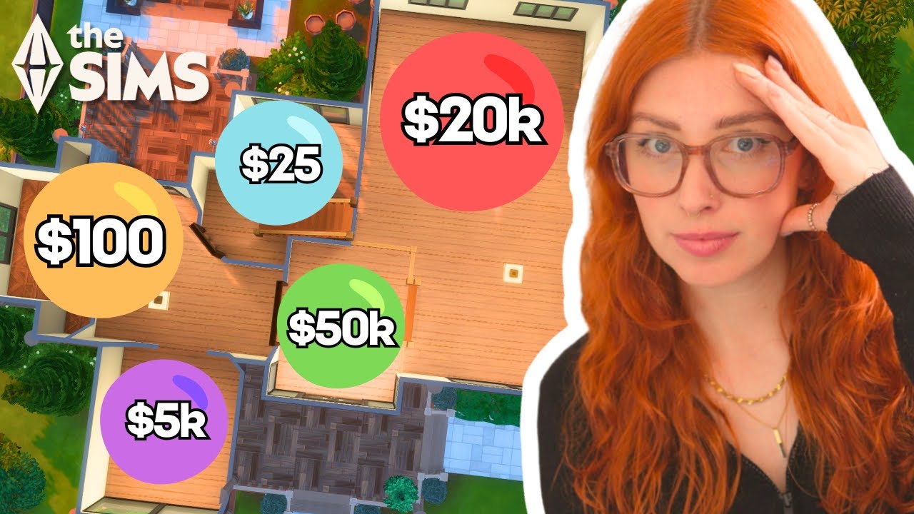 I tried the 'Every Room is a Different Budget' Challenge in The Sims and it did not go well....