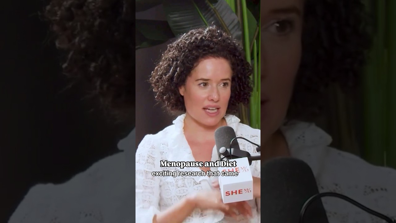 Menopause & diet research 🔬 See the latest episode with Dr. Sarah Barry for more! #menopause