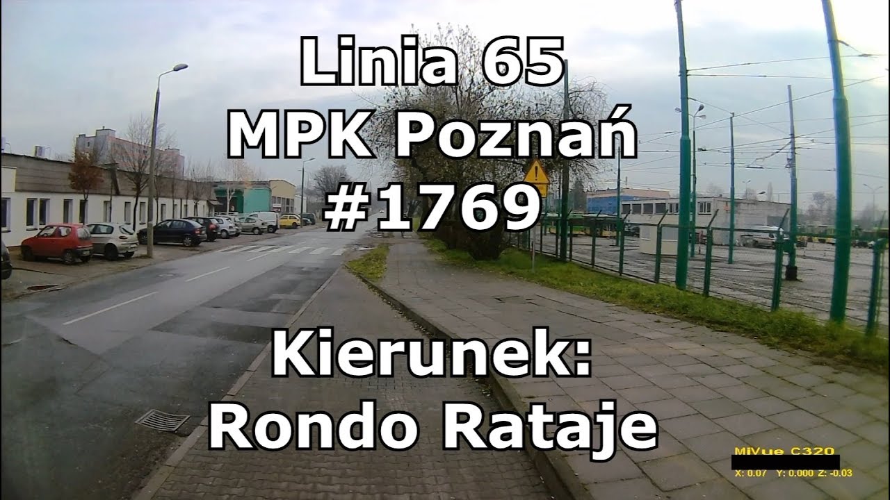 Linia 65(165) MPK Poznań #1769 Starołęka - Rondo Rataje