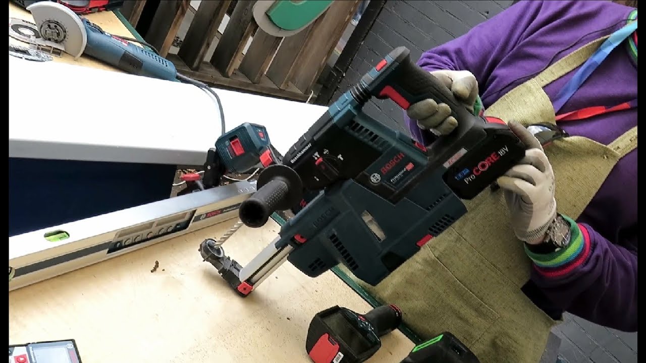 BoschTestDrive представляет, Ч-V: перфоратор GBH 18V-26 & пылеудаление GDE 18V-16 - полёт нормальный