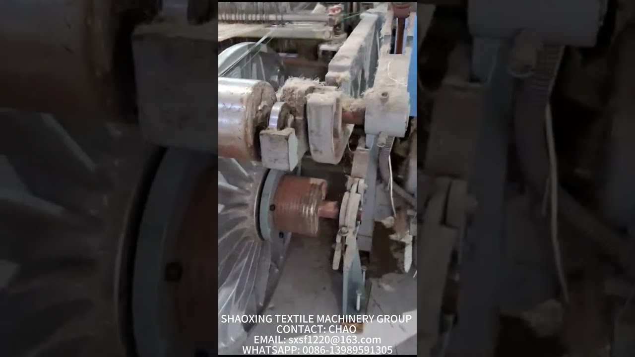 YUEFENG SJ736J 450CM JUTE LOOM WITH HEAVY 1000MM BEAM FLANGE STAND