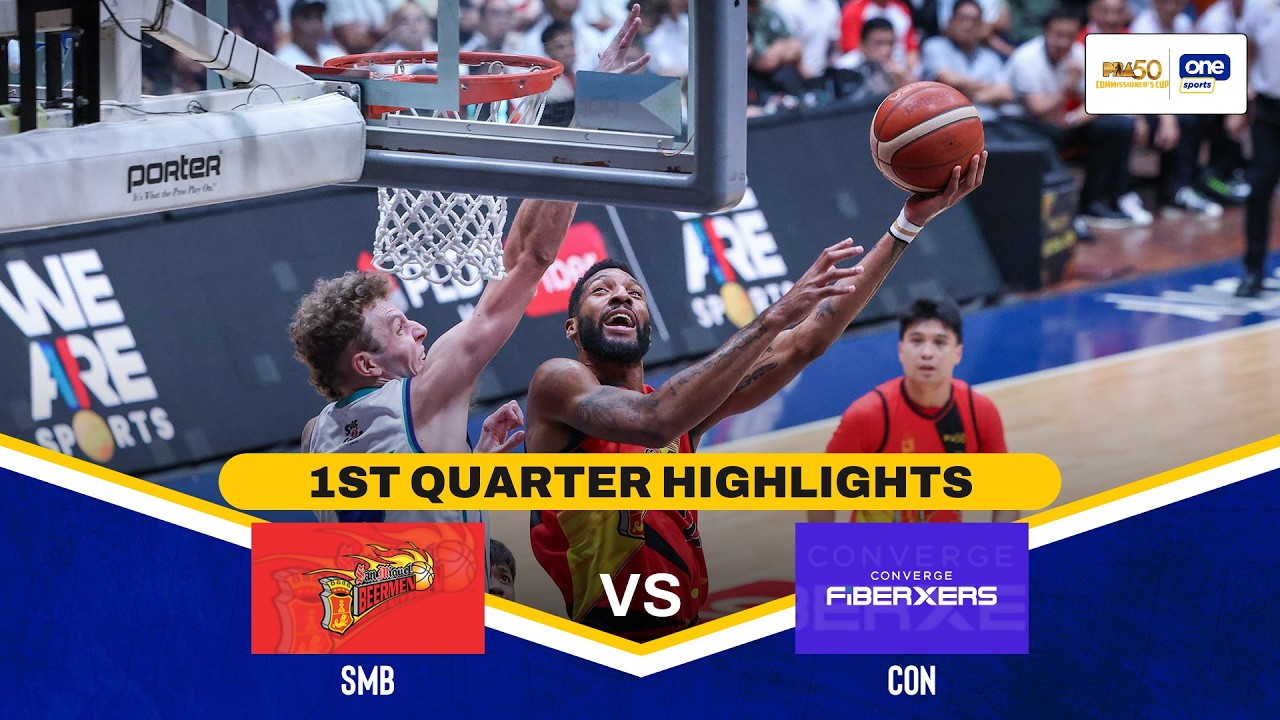SAN MIGUEL vs CONVERGE | 1ST QUARTER HIGHLIGHTS | PBA SEASON 50 COMMISSIONER&rsquo;S CUP