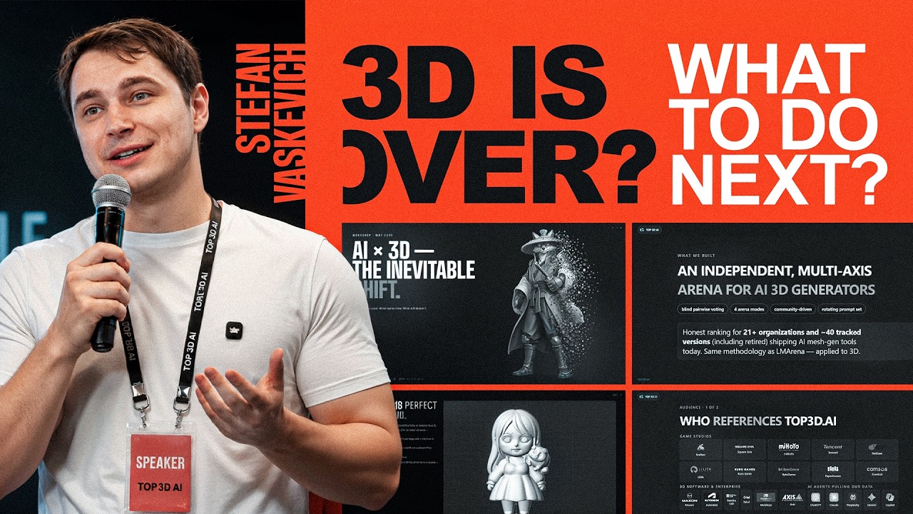 AI Just Broke 3D Modeling &mdash; The State of AI 3D in 2026 (Full Talk)