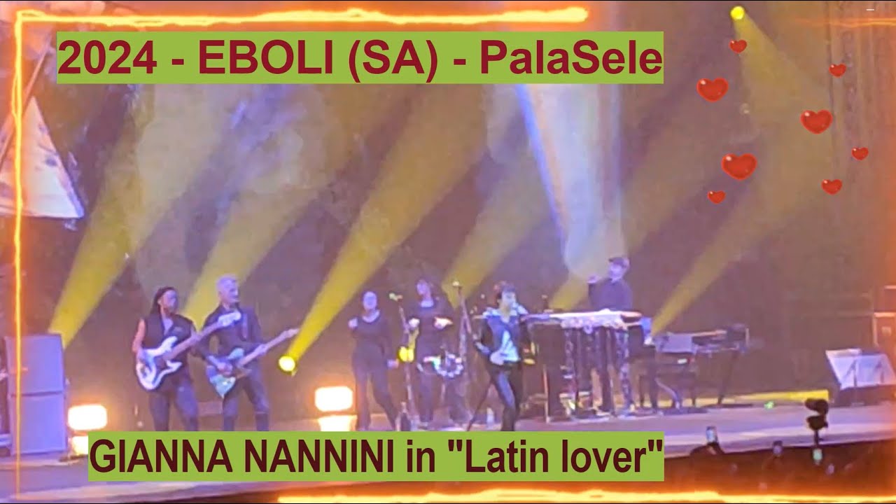2024 - EBOLI (SA) - PalaSele - GIANNA NANNINI in "Latin lover"