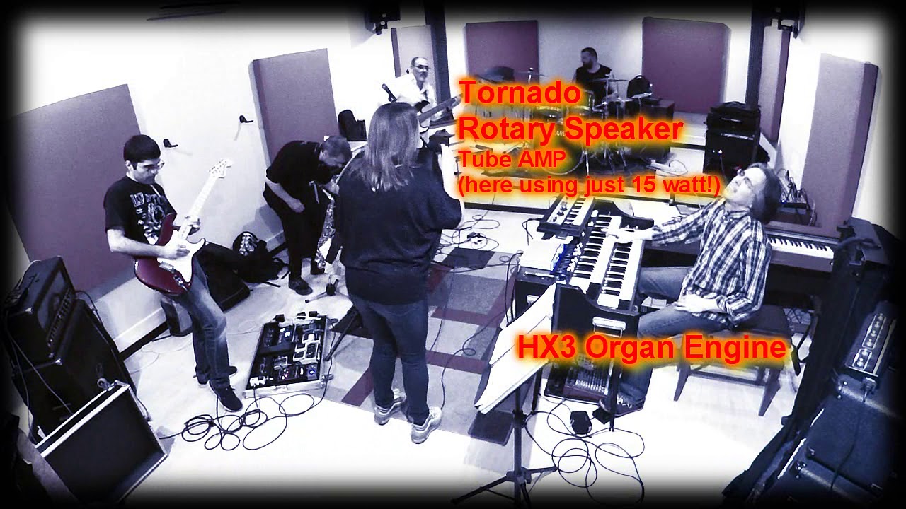 Testing HX3 Organ Expander & Tornado Rotary Speaker