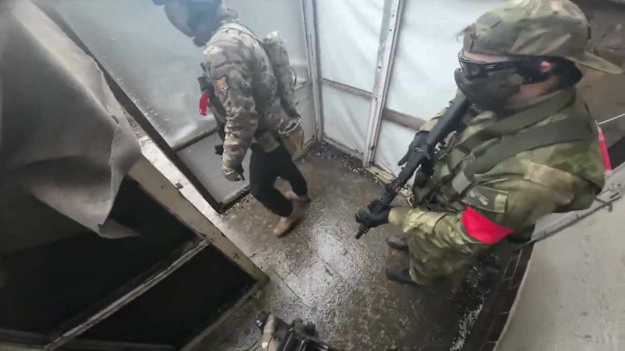 Airsoft Delta Armory AR15 ETU series CQB gameplay Slovakia Herlany playground