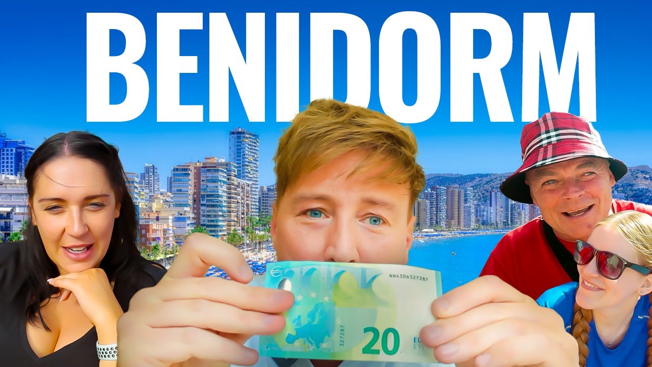 BENIDORM on a BUDGET! Can you get DRUNK with just €20 ? CHEAP bar crawl challenge