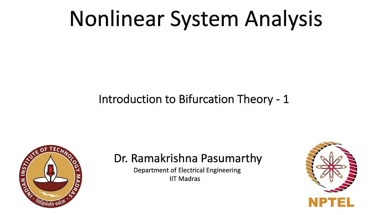 Introduction to Bifurcation Theory 1