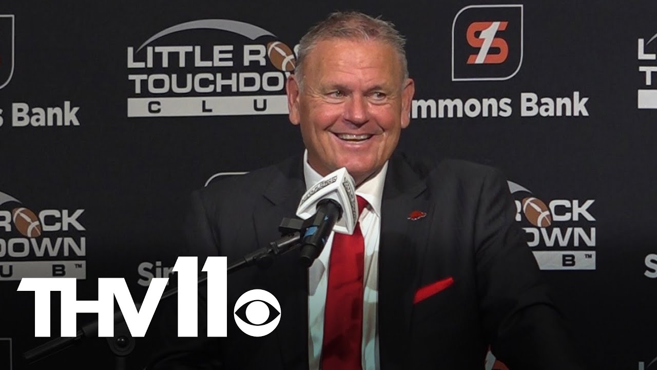 Arkansas coach Sam Pittman talks upcoming 2025 season for Razorbacks