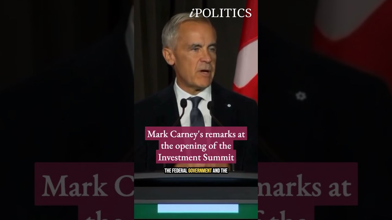 Mark Carney kicks off the Canada Investment Summit