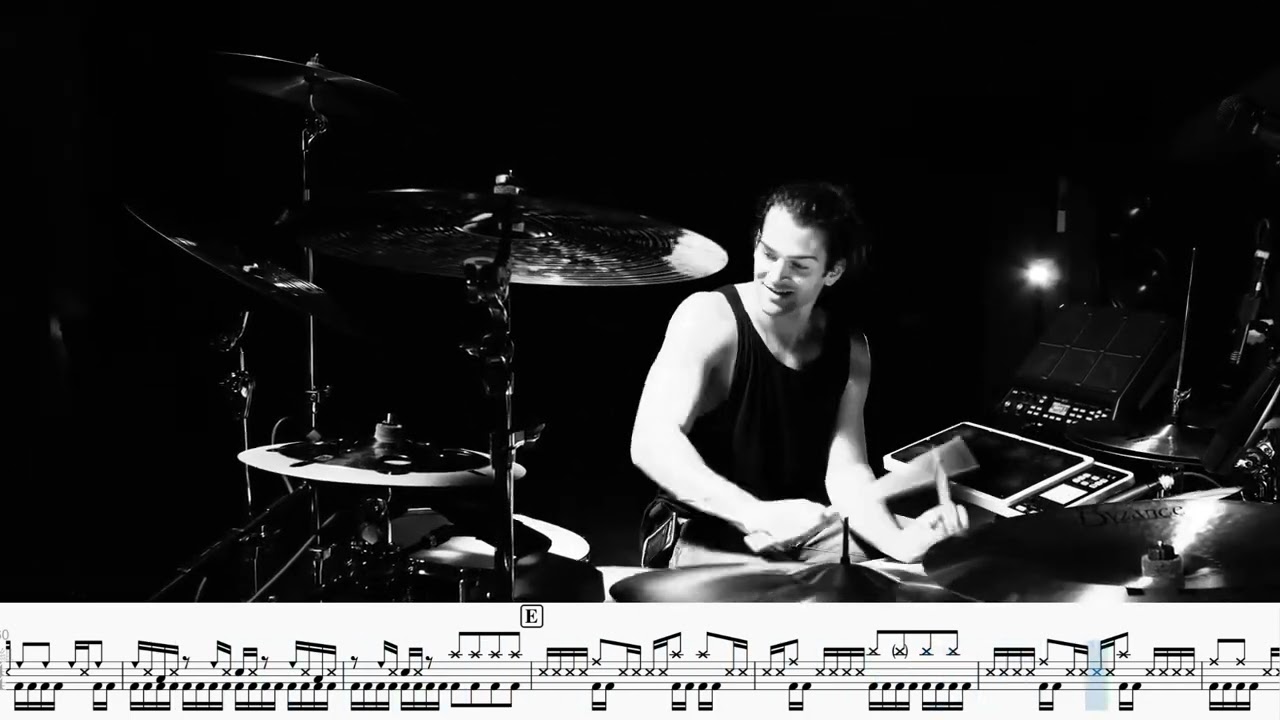 Bound by Secret Knots from "Blur-Lights in the Videodrome" - Aric Improta Drum Transcription