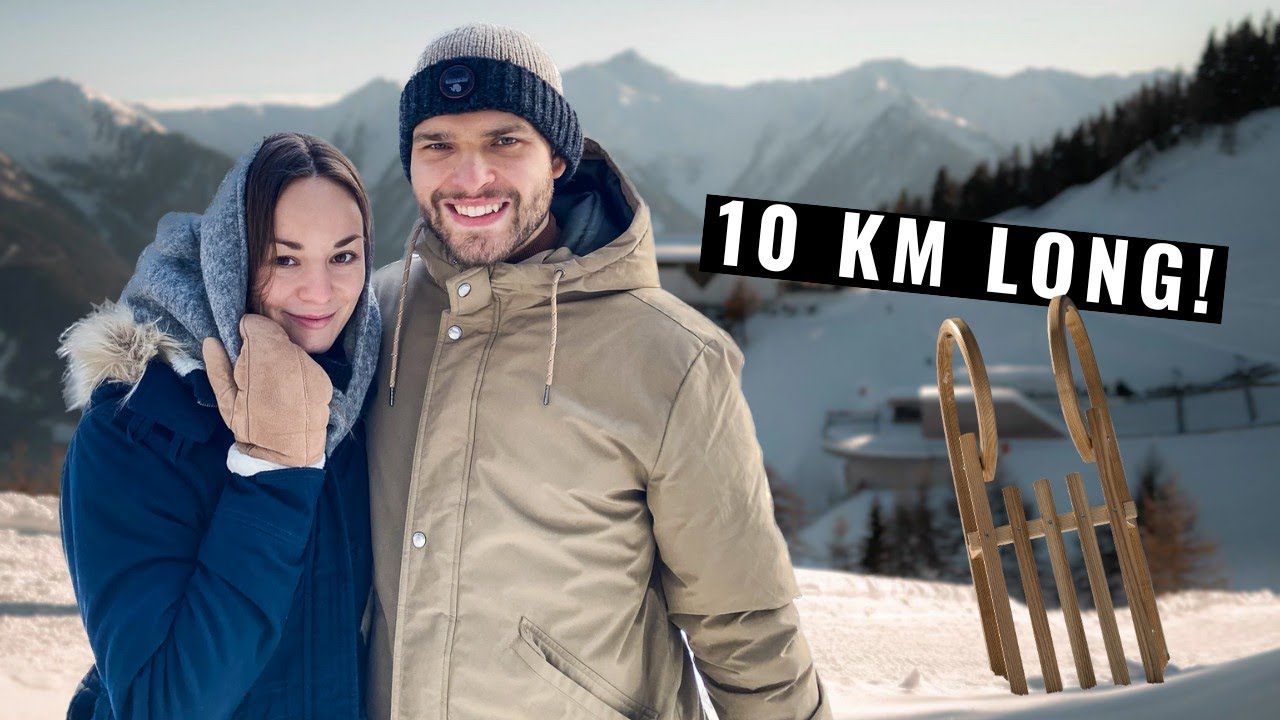 LONGEST TOBOGGAN RUN in Italy 🛷 Rosskopf Monte Cavallo