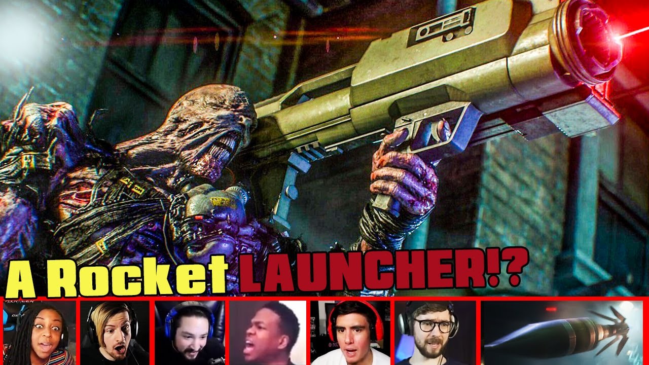 Gamers Reactions To NEMESIS With A ROCKET LAUNCHER In Resident Evil 3 Remake | Mixed Reactions