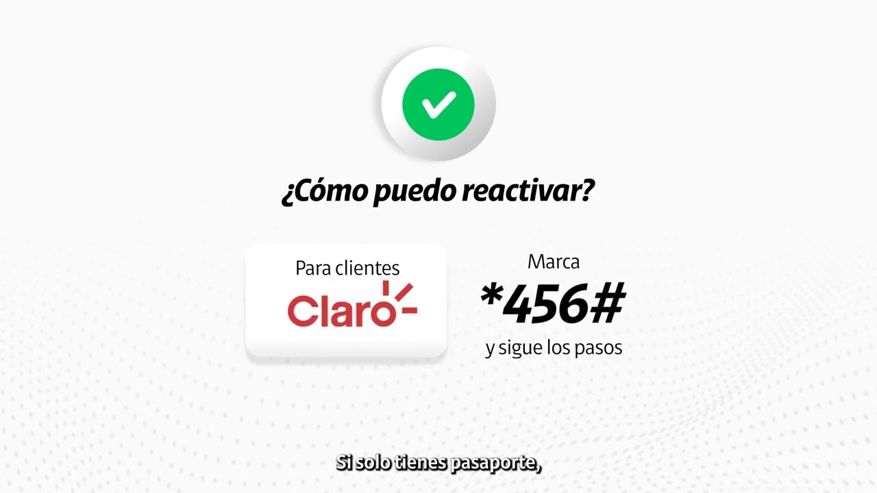 Claro RD - Reactiva tu línea Prepago