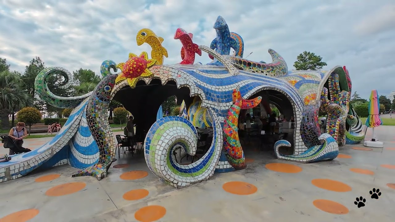 Japanese Garden, Octopus Caf&eacute;, and Batumi Aquarium
