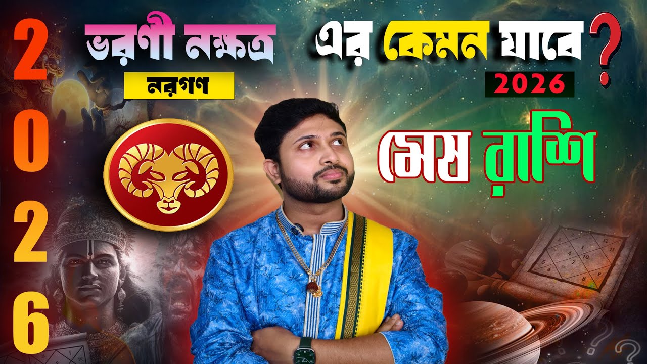 2026 । নতুন বছর কেমন যাবে ভরণী নক্ষত্রের? Voroni Nakshatra । ভরণী নক্ষত্র, নর গন, মেষ রাশি।