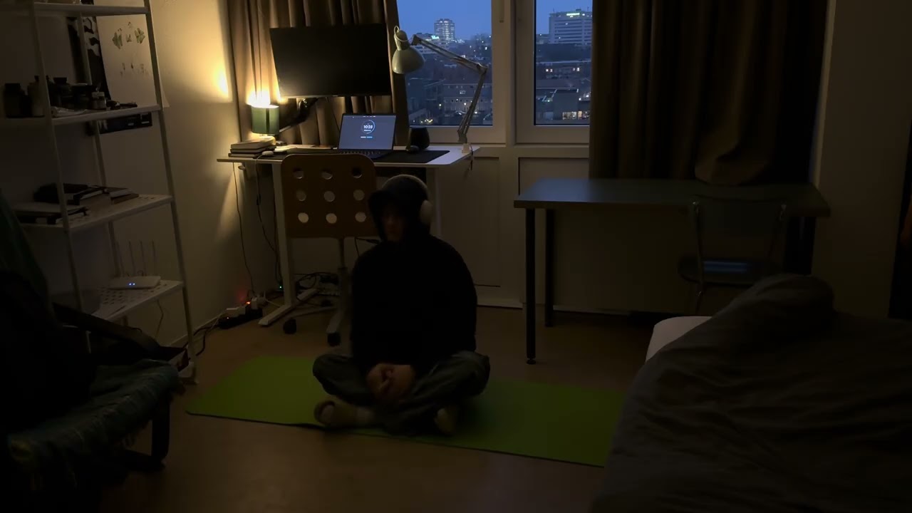 meditating to practice mindfulness