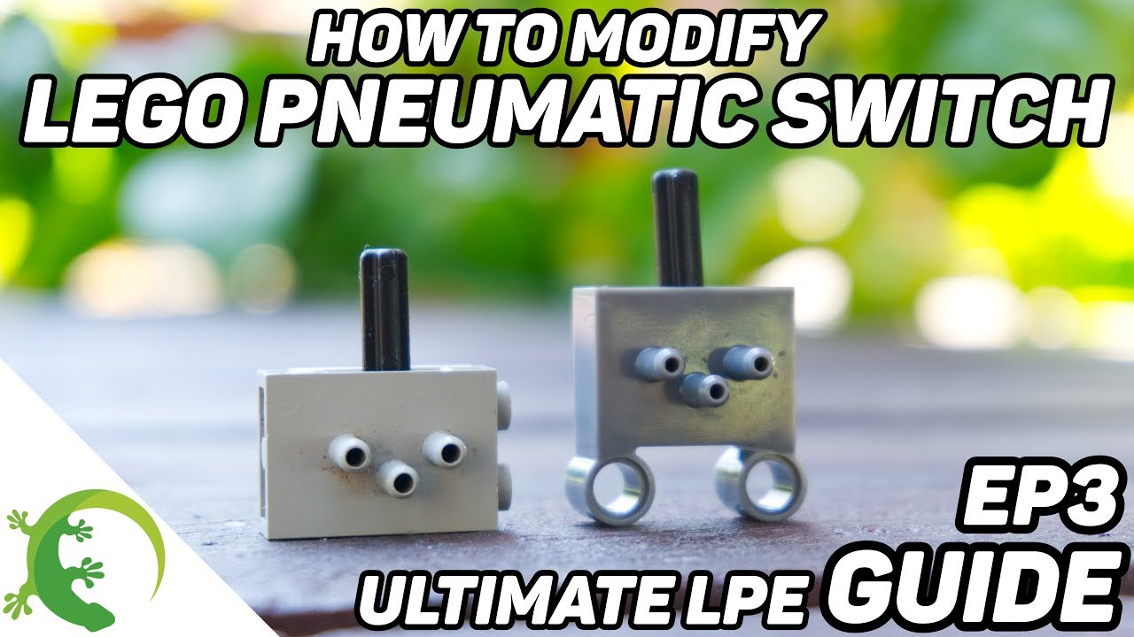How to Modify Lego Pneumatic Switches/Valves for LPE's - Friction Decrease  - Ultimate LPE Guide EP3