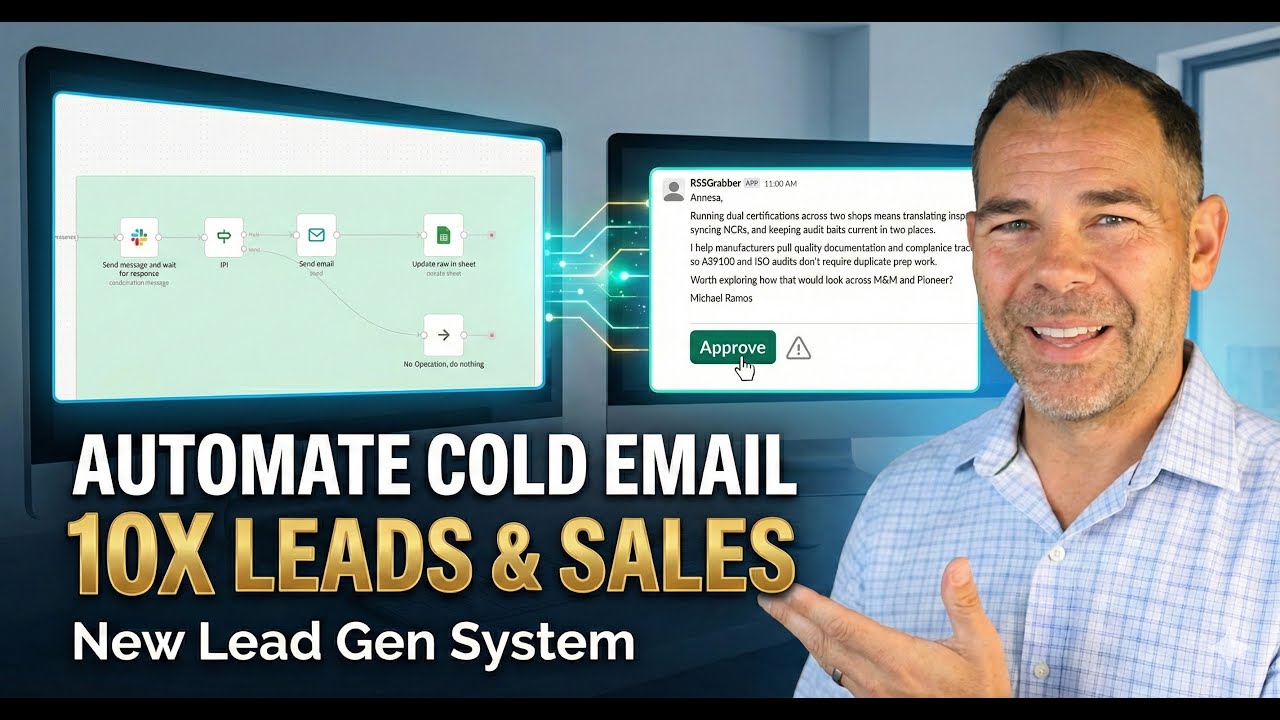 Automate Your Cold Outreach: From Scrape to Sent Email with n8n & AI