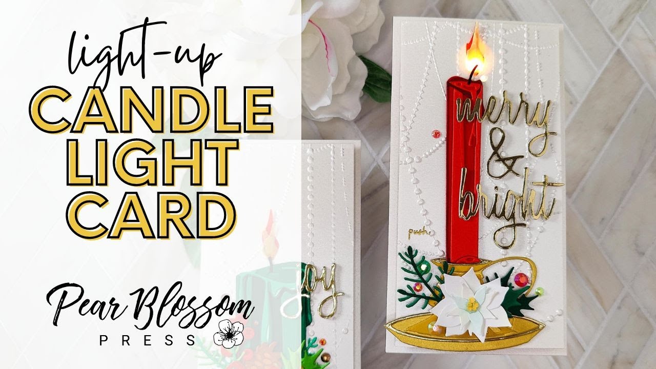 Holiday Candle Light Card
