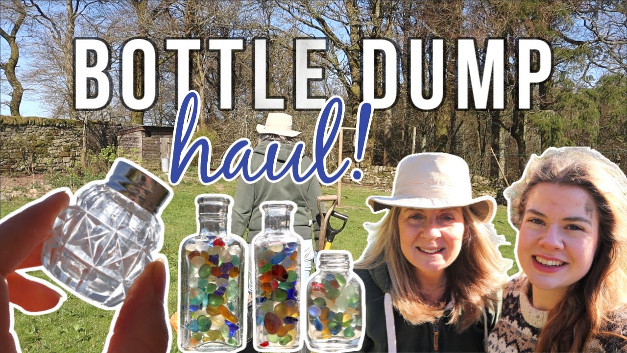 Digging our farmhouse bottle dump! Beautiful antique bottles and roundup. Larks on Lockdown WEEK 3!
