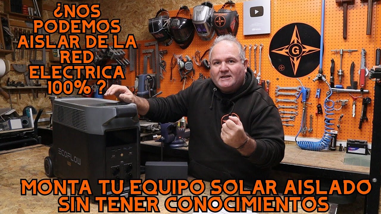 Kit SOLAR AUTOINSTALABLE para AHORRAR en tu FACTURA DE LUZ   FACILÍSIMO / ECOFLOW DELTA PRO GINESSOT