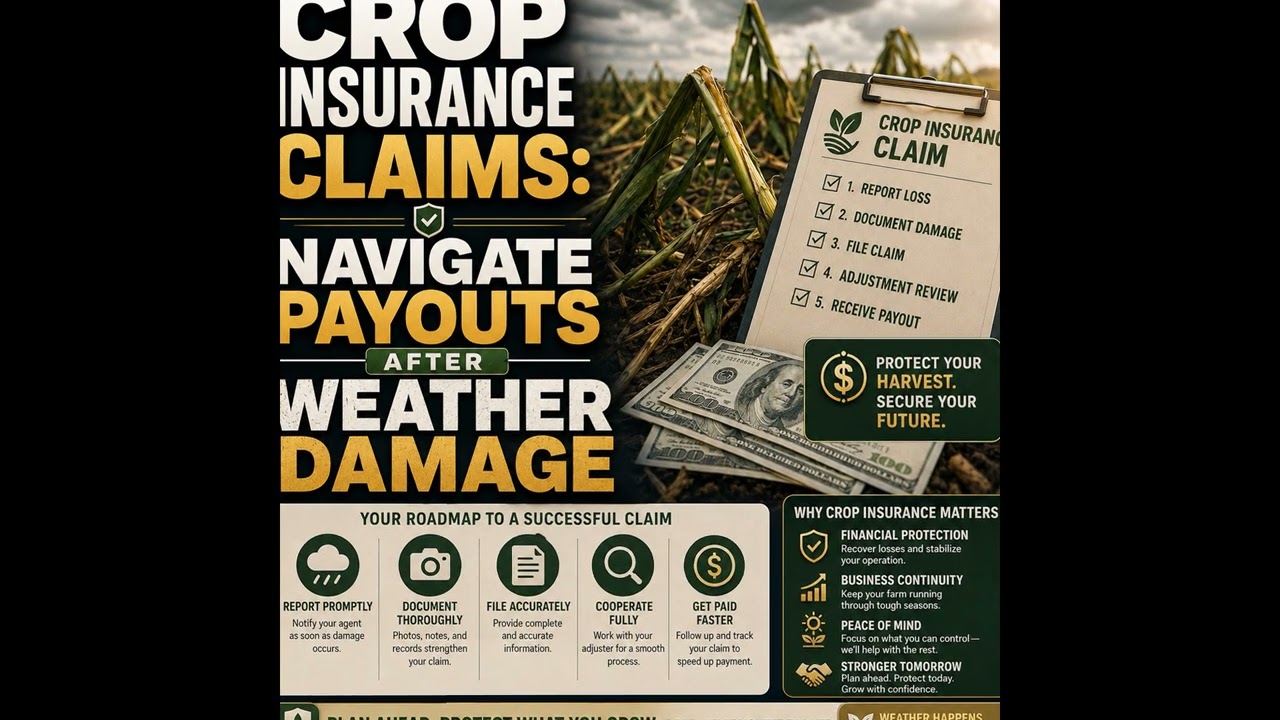 Crop Insurance Claims: Navigate Payouts After Weather Damage