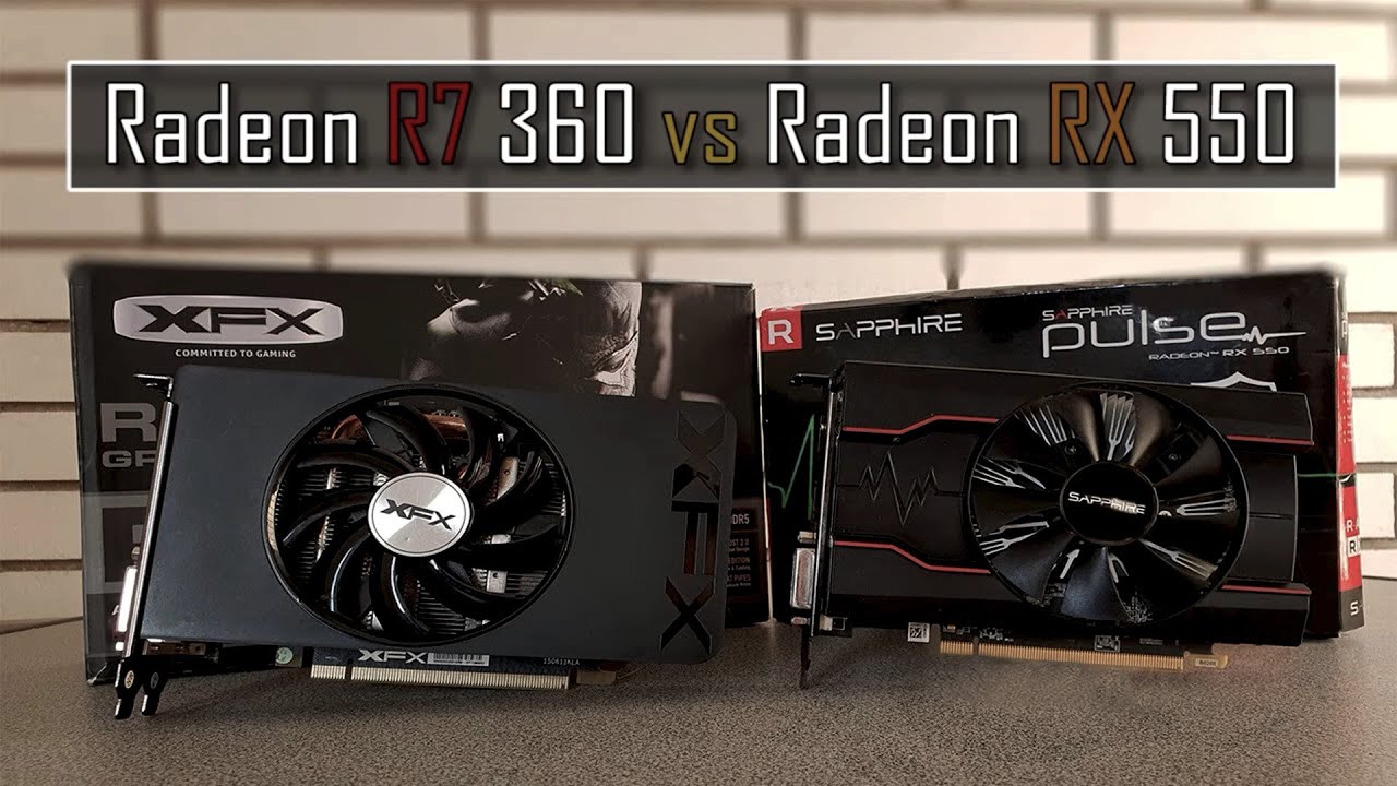 Radeon RX 550 vs Radeon R7 360 | Which is the Better Casual Gaming GPU?