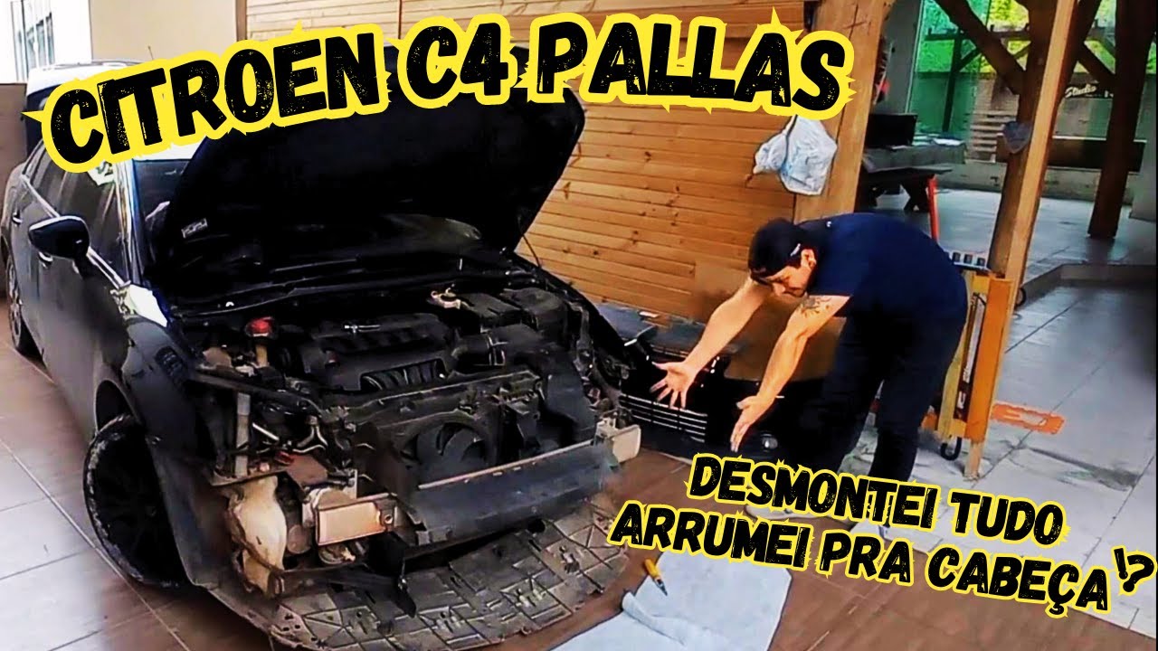 Como tirar o Farol e Para-Choque em casa - Citroen C4 PALLAS