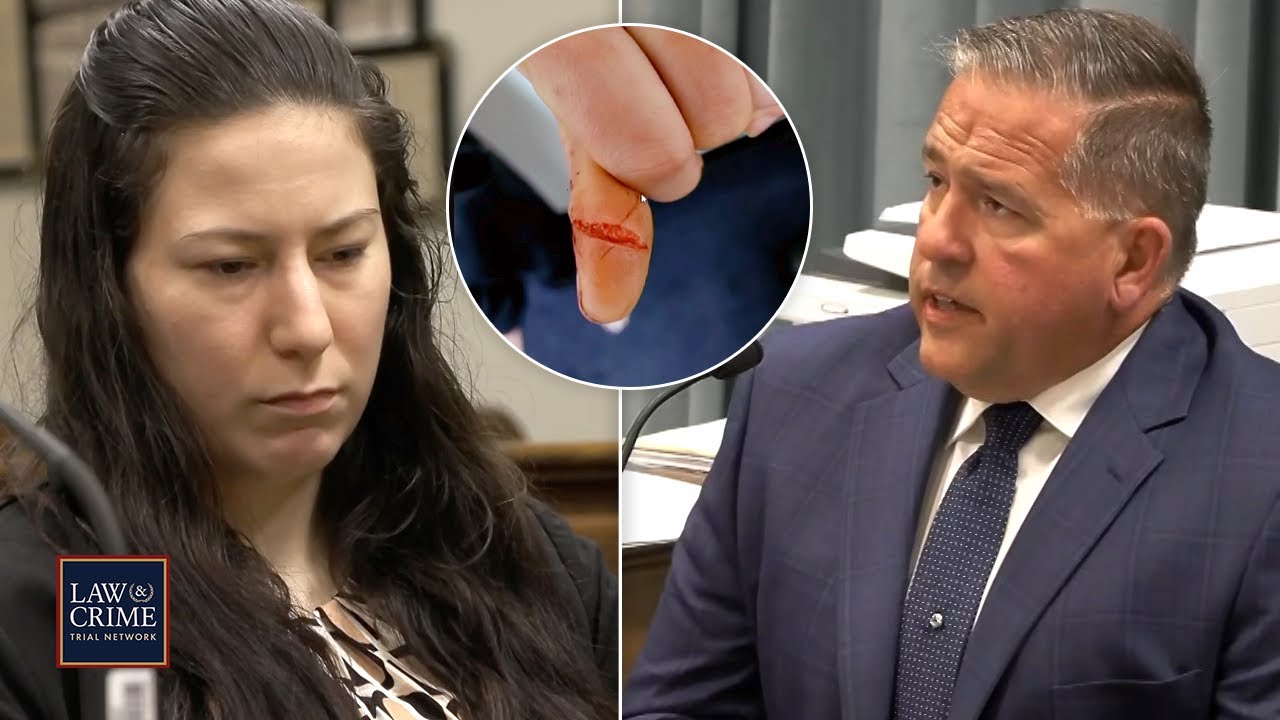 Photos Show Taylor Schabusiness with Multiple Cuts, Red Stain on Hands After Lover’s Murder