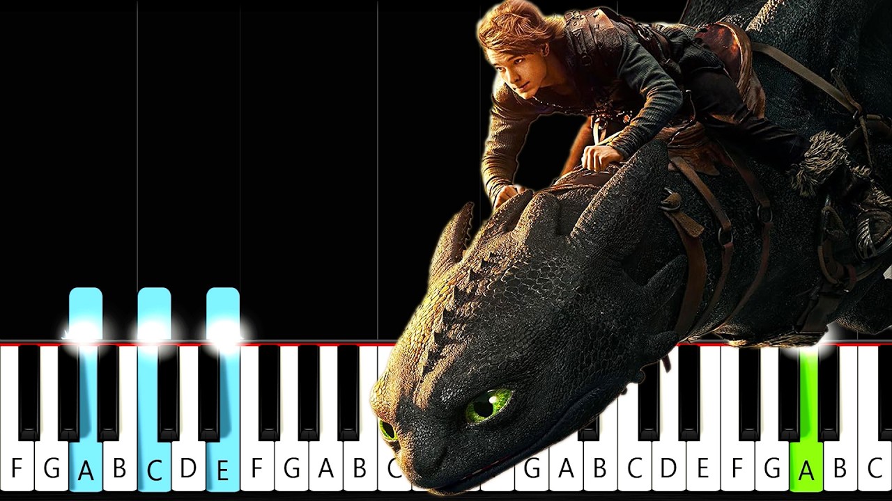 Test Drive (How To Train Your Dragon) - Piano Tutorial