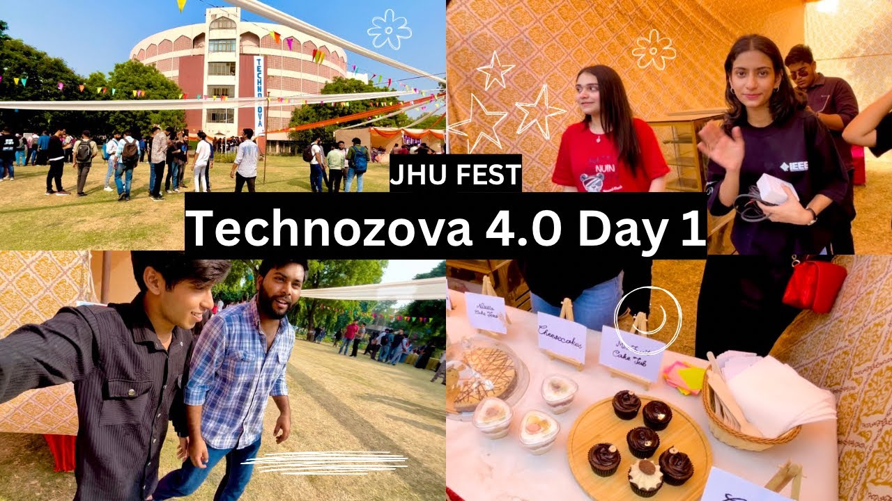 Technozova Day 1|Jamia Hamdard Fest|Ansar Khan Vlogs