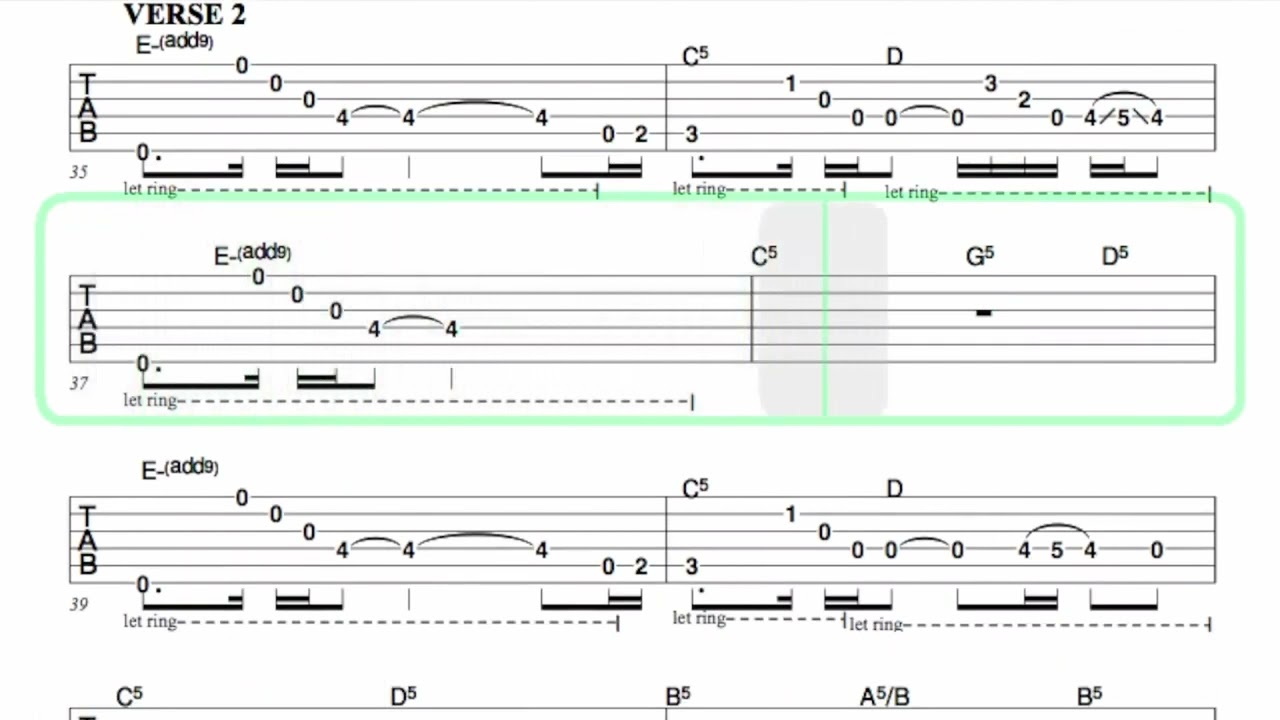 DOKKEN ● Alone Again [ Isolated Guitar 2 + TAB ]