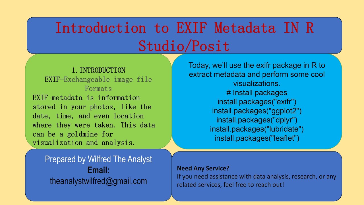 Importing EXIF Metadata and Analyzing Photo Locations in R Studio