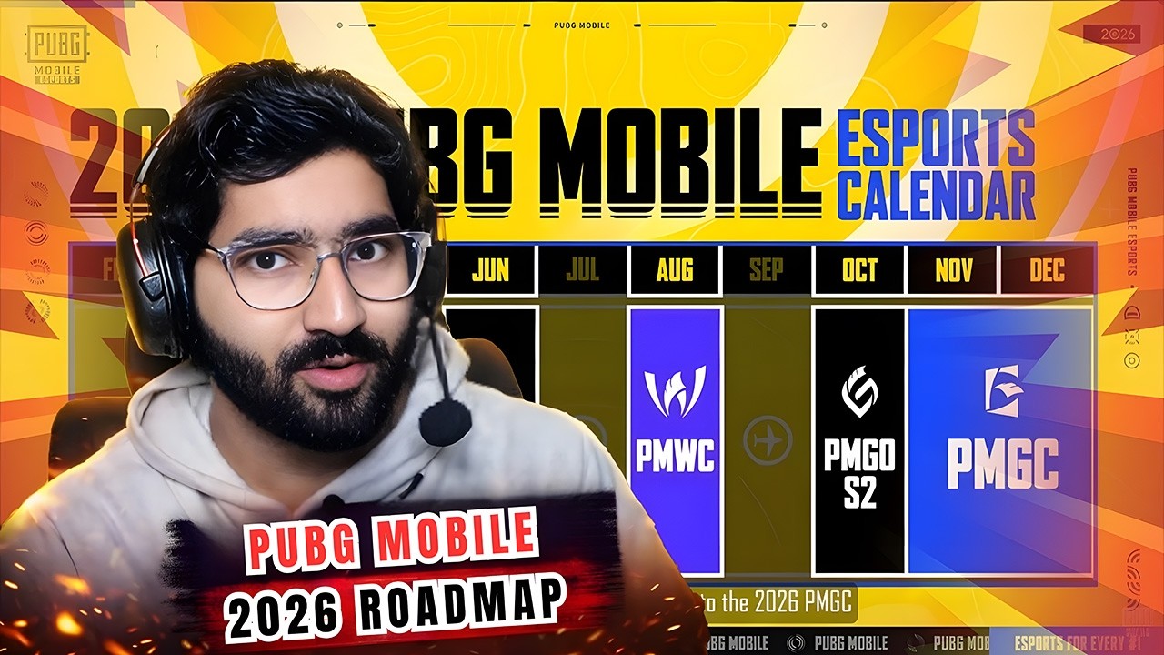 PUBG MOBILE 2026 ESPORTS ROADMAP EXPLAINED!