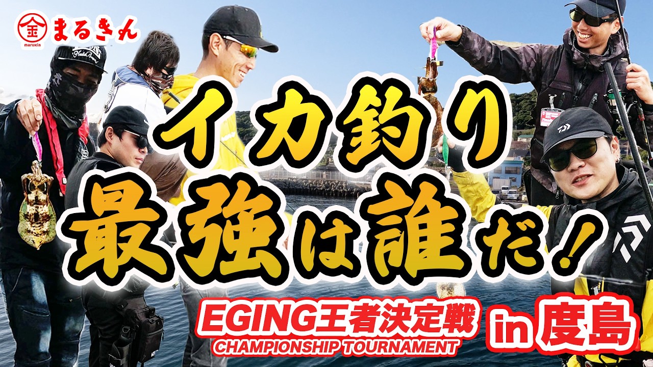 【エギング】第17回王者決定戦・決勝ファイナルの熱戦に密着【つり具のまるきん釣り情報】
