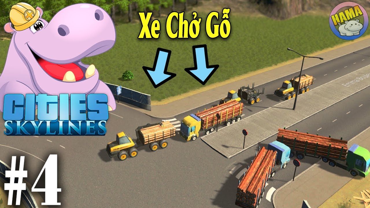 Thành Lập Bình Tân Wood Khu Khai Thác Gỗ Làm Giấy Cực Xịn - Cities: Skylines Tập 4