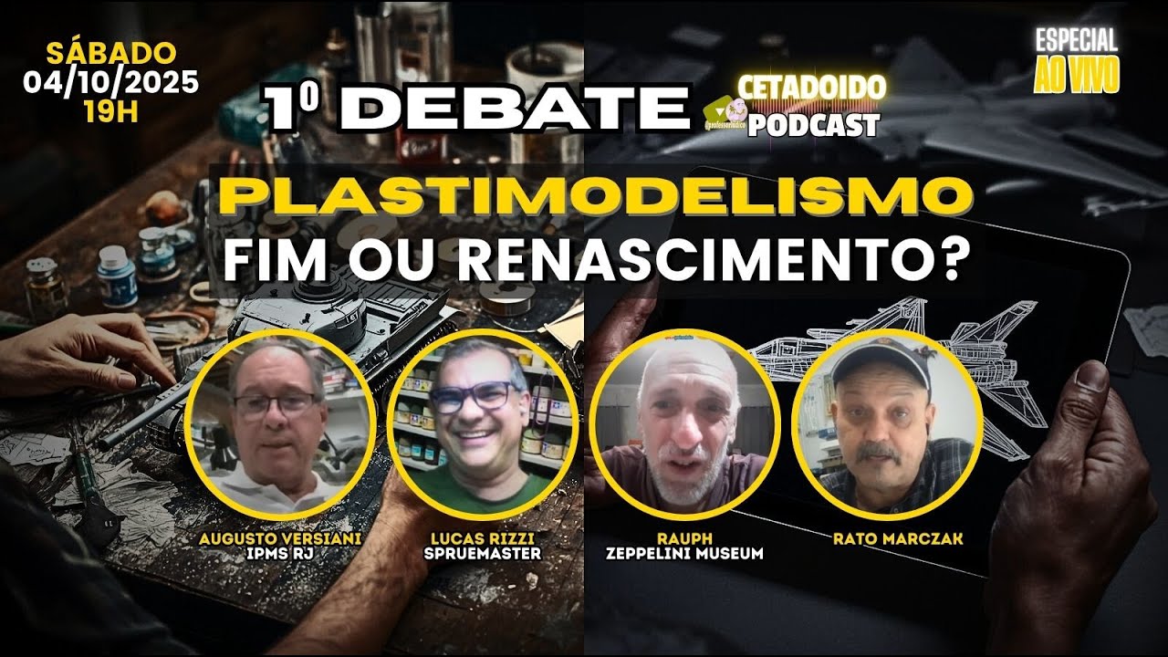 🌟 PLASTIMODELISMO: FIM OU RENASCIMENTO - PODCAST ESPECIAL DEBATE - ANO 6