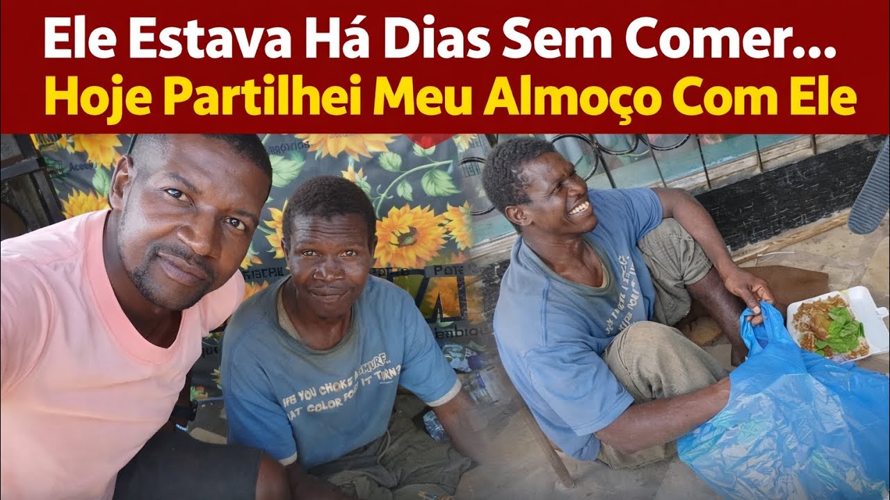ELE NÃO COMIA HÁ DIAS… NÃO CONSEGUI IGNORAR TIVE QUE COMPRAR ALGO PARA ELE