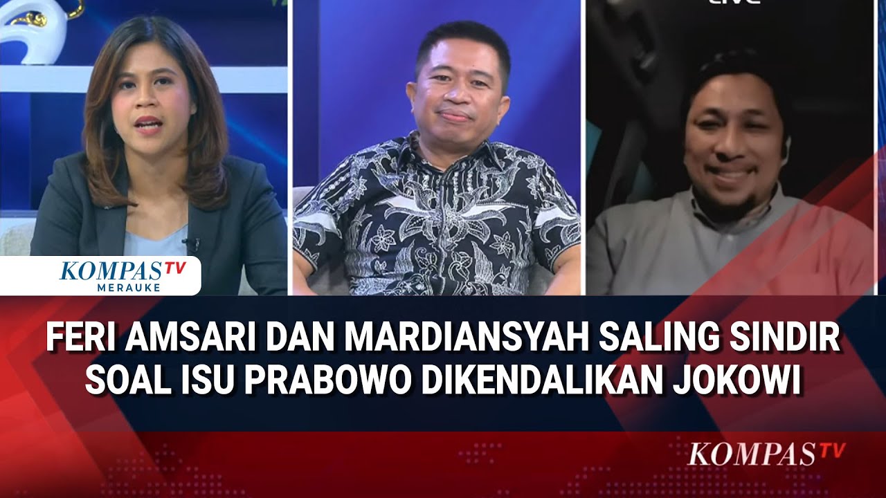 Debat Feri Amsari dan Mardiansyah Semar Soal Prabowo Bantah Dikendalikan Jokowi
